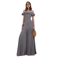 Load image into Gallery viewer, Braided Pleated Dress
