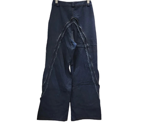 Vintage Raw Edge Straight Pants-Modern Baby Las Vegas