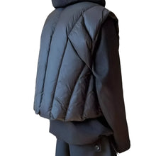 Load image into Gallery viewer, Irregular Wrap Puffer Vest
