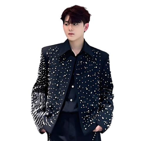 Pearl Beaded Jacket-Modern Baby Las Vegas