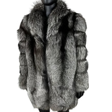 Load image into Gallery viewer, Silver Fur Coat
