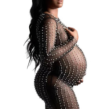 Load image into Gallery viewer, Mesh Pearl Dress
