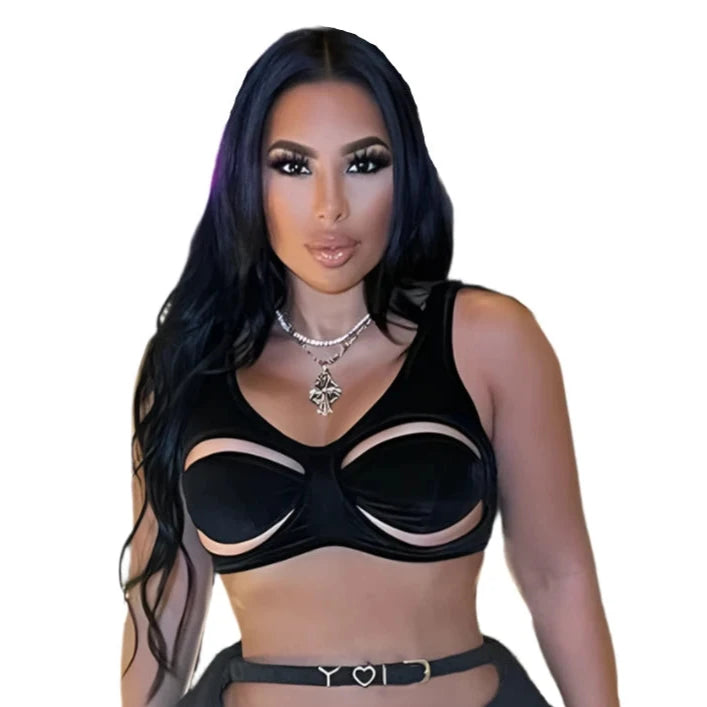 Hollow Out Bra Top