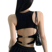 Load image into Gallery viewer, Metal Hook Backless Tank Top
