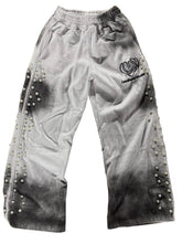 Load image into Gallery viewer, Pearl Beaded Sweatpants
