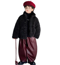 Load image into Gallery viewer, Fleece-Lined Leather Pants
