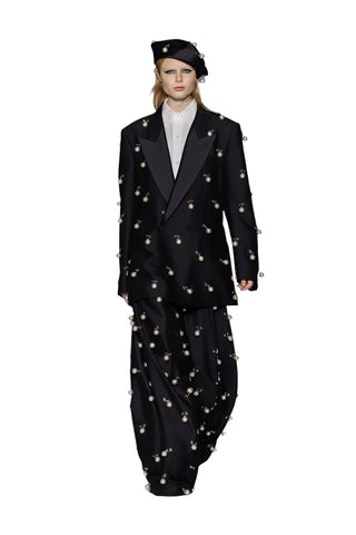 Luxury Pearl Beaded Suit-Modern Baby Las Vegas