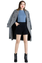 Load image into Gallery viewer, Studded Fur Shorts
