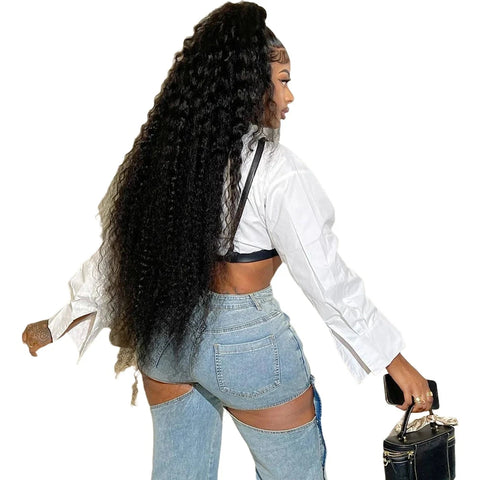 Leather Bralette Patch Crop Top-Modern Baby Las Vegas