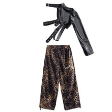 Load image into Gallery viewer, Futuristic Faux Leather Pant Set
