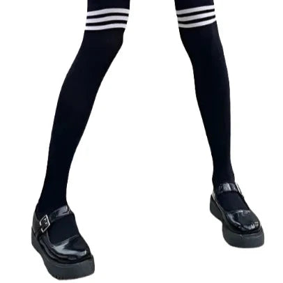 Striped Knee High Socks