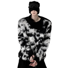 Load image into Gallery viewer, High Collar Knit Fur Sweater
