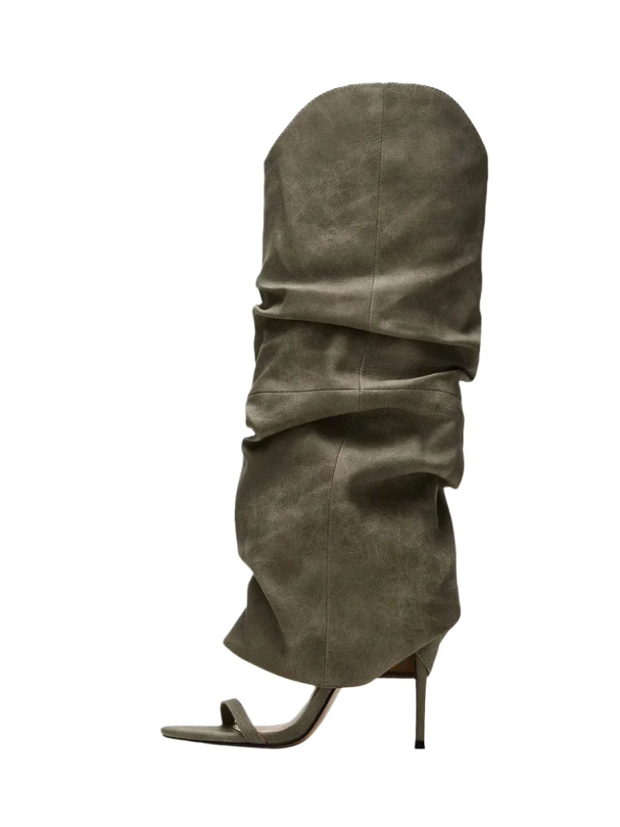 Scrunch Sandal Boots