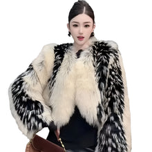 Load image into Gallery viewer, Faux Fur Patch Jacket
