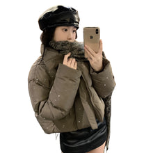 Load image into Gallery viewer, Crystal Speckled Puffer Coat-Modern Baby Las Vegas
