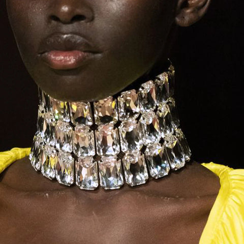 3 Layer Crystal Necklace