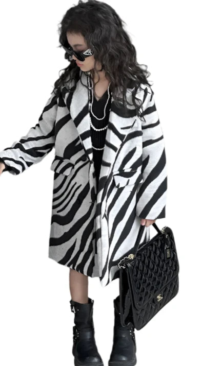 Zebra Print Pocket Jacket