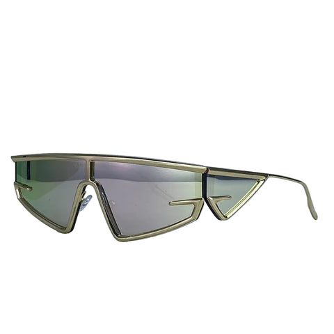 Y2K Punk Square Shield Sunglasses