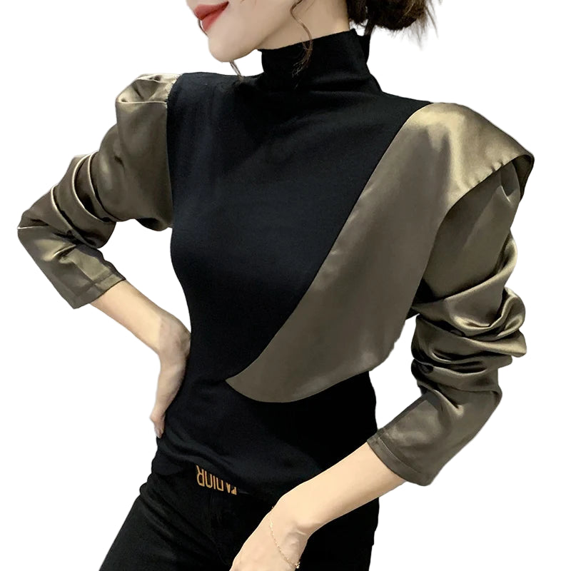 Ruffle Sleeve Patch Top