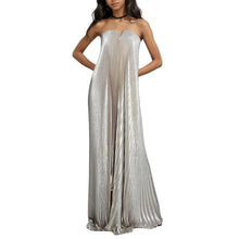 Load image into Gallery viewer, Pleated Strapless Dress
