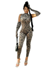 Load image into Gallery viewer, Leopard Print Sleeveless Jumpsuit
