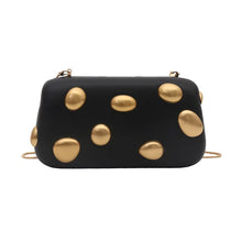 Load image into Gallery viewer, Gold Pebble Beaded Hangbag
