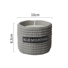 Load image into Gallery viewer, Textured Aromatherapy Candle Cup- Gray | Modern Baby Las Vegas
