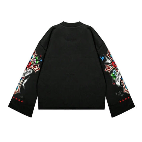 Colored Graphic Prayer Top-Modern Baby Las Vegas