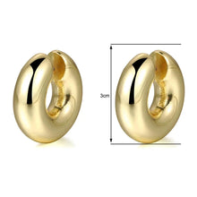 Load image into Gallery viewer, Chunky Round Circle Clip Earring
