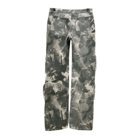Multi-Pocket High Waist Denim Cargo Pants-Modern Baby Las Vegas