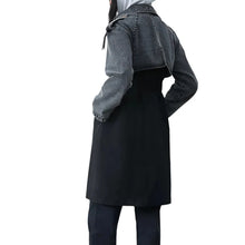 Load image into Gallery viewer, Denim Patch Trench Coat
