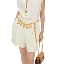 Load image into Gallery viewer, Gold-plated Chain Belt

