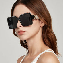 Load image into Gallery viewer, Square Gold Accent Sunglasses
