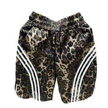 Load image into Gallery viewer, Striped Leopard Shorts
