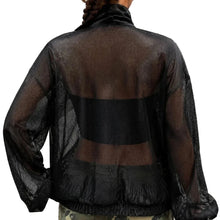 Load image into Gallery viewer, Striped Mesh Top
