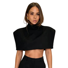 Load image into Gallery viewer, Cropped Shawl Top
