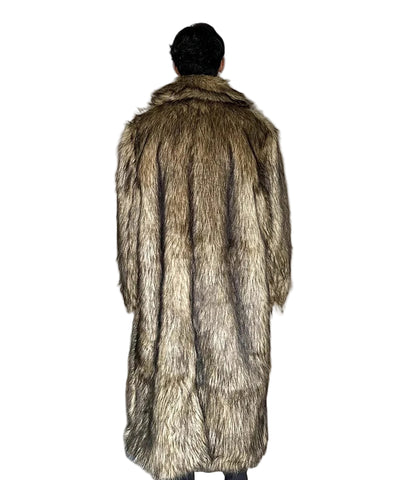 Long Brown Fur Coat