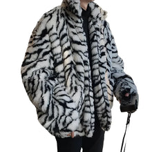 Load image into Gallery viewer, Grey Zebra Coat
