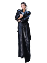 Load image into Gallery viewer, Leather Trench Coat
