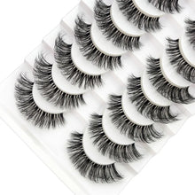 Load image into Gallery viewer, 10 Pair 3D Faux Mink Eyelash Set
