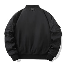 Load image into Gallery viewer, Solid Color Multi-Pocket Bomber Jacket
