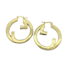 Load image into Gallery viewer, Gold Letter Earrings
