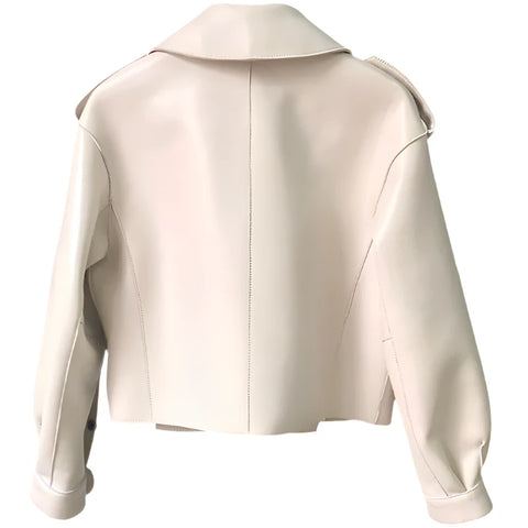 Pocket Leather Jacket-Modern Baby Las Vegas