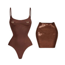 Load image into Gallery viewer, Pierced Sequin Swimwear Collection
