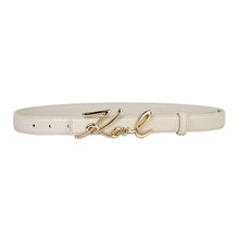 Load image into Gallery viewer, Gold Script Belt
