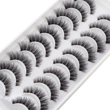 Load image into Gallery viewer, 10 Pair 3D Faux Mink Eyelash Set
