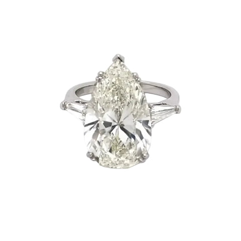 Sterling Silver Emerald Cut Ring