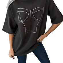 Load image into Gallery viewer, Diamond Corset Print T-Shirt
