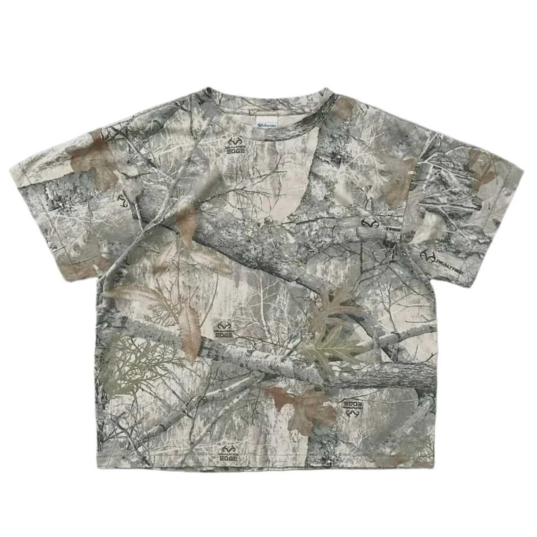 Camo Print Graphic T-Shirt