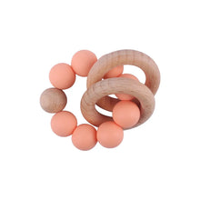 Load image into Gallery viewer, Round Wood Silicone Beaded Toy
